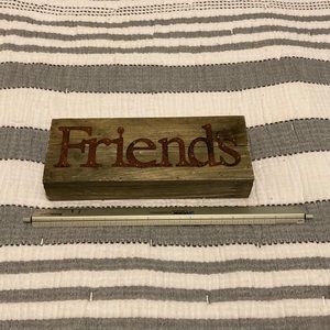 Quill to Paper | Reclaimed Wood “Friends” Sign